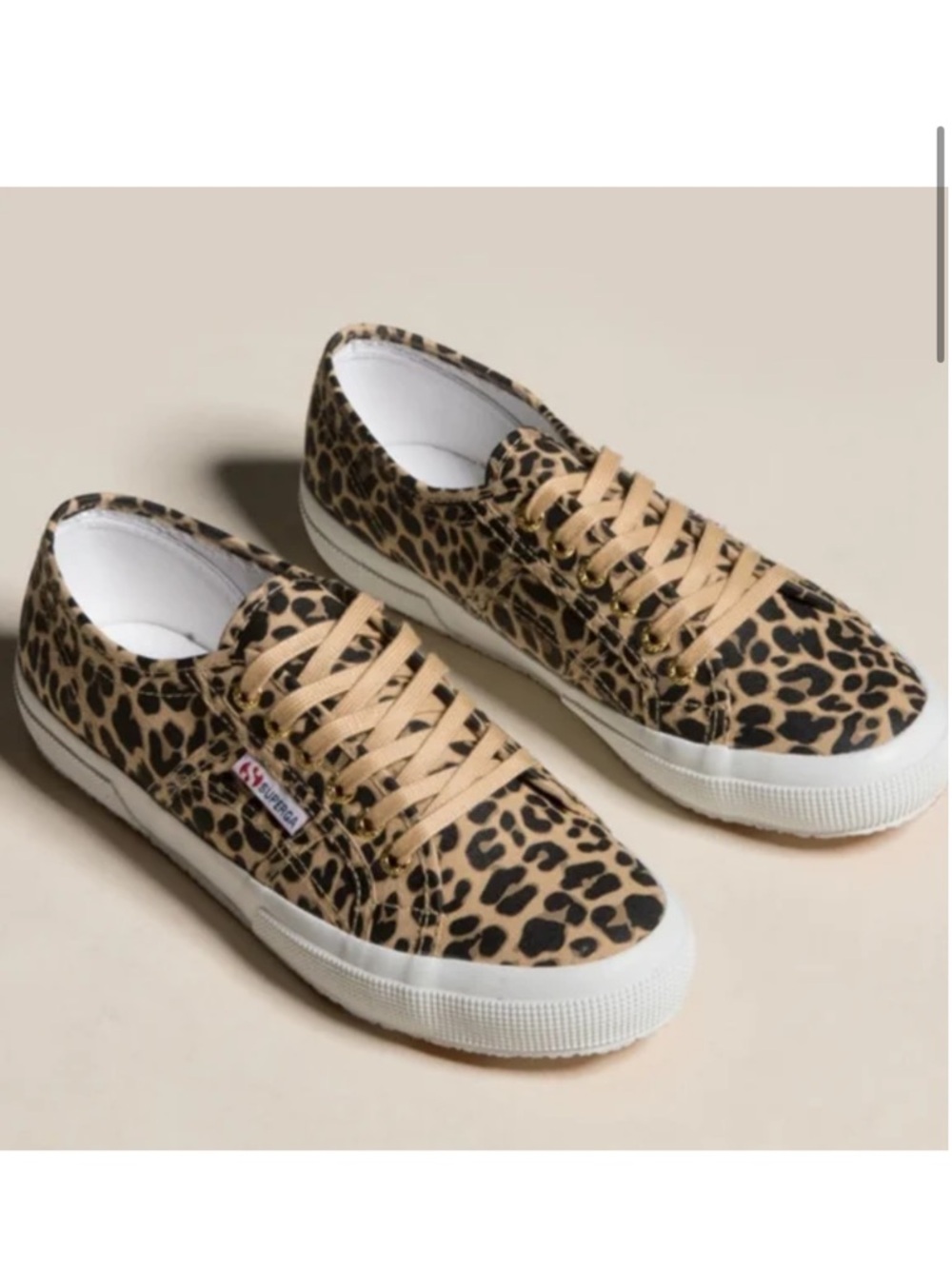 Anthropologie 2750 Superga Fantasy Cotu Leopard-print Sneakers Women's M8/W9.5